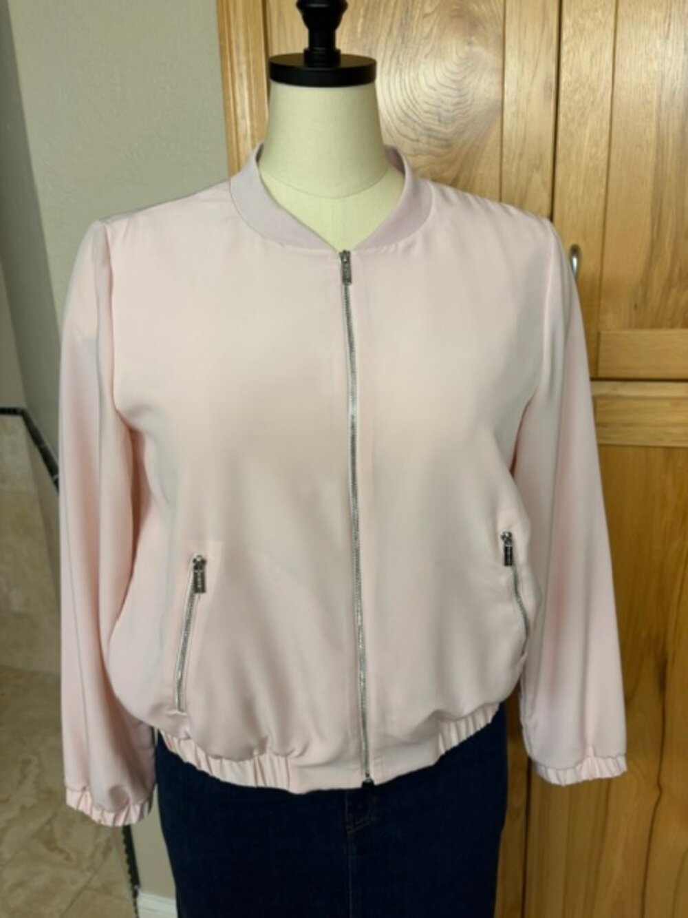 Calvin Klein Pink Bomber Jacket